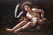 Bernardo Strozzi St John the Baptist oil